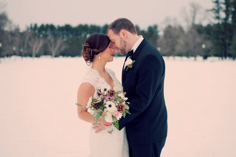 new york winter wedding photos